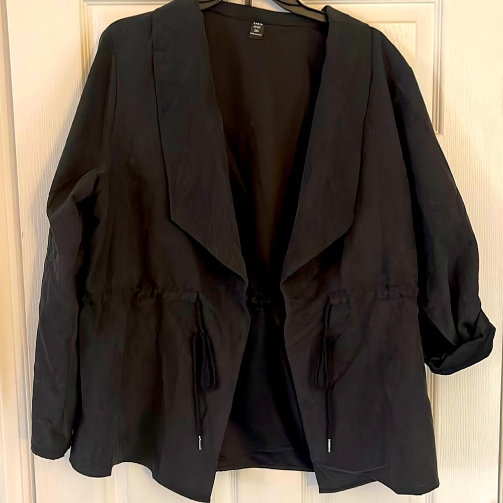 Faux suede jacket